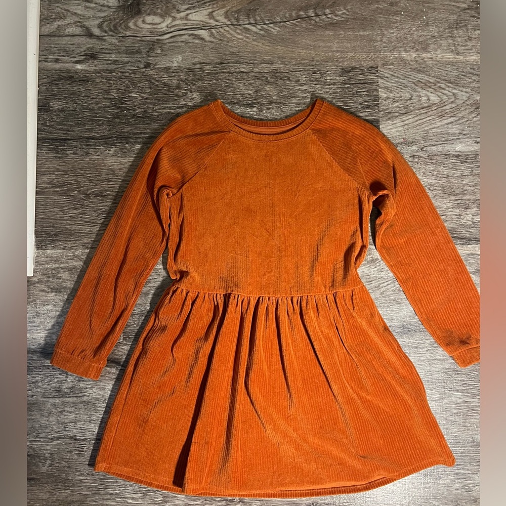 Cat&Jack Orange Corduroy Dress
Girls Size L (10/12)